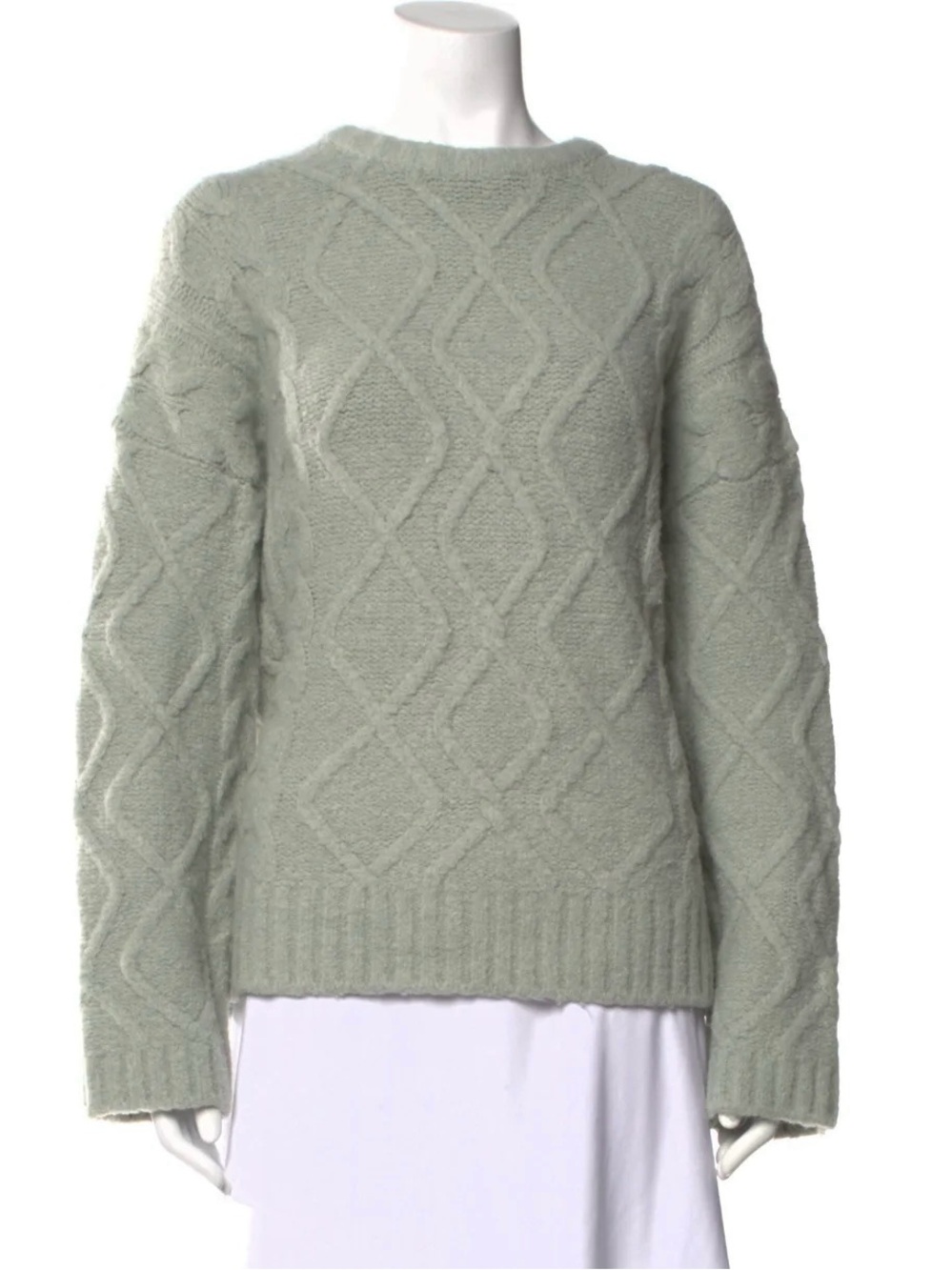 The Frankie Shop Cable Knit Oversized Sweater